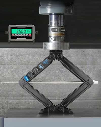 Kohree 6500lbs Heavy Duty RV Stabilizer Jacks 4 Pack, 24 Inch Leveling Scissor Jack for Travel Trailer Camper, with Crank Handle and Drill Bit