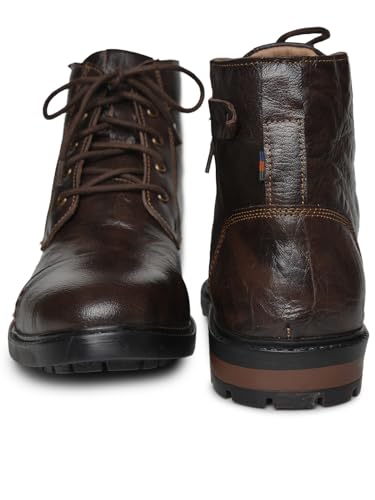 Image of Buckaroo APACHEE crumbald Leather Tan Casual Boots For Mens