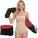 Nurasculpt Waist Band Red Light, Red Light Therapy Belt for Body, 660nm/850nm LED Bead Wearable Wrap for Back Shoulder Waist Stomach Knee Muscle