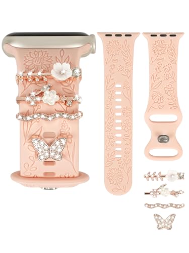 YondestStars �t�����[����o���h Apple Watch�o���h 38mm 40mm 41mm 42mm 44mm 45mm 49mm 46mm �h���V���R���X�g���b�v �`���[���t�� iWatch�V���[�Y 11 10 9 8 7 6 5 4 3 