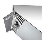 FOTILE JQG7502.G 30" Range Hood Unique Side-Draft Design for Under Cabinet or Wall Mount Modern Kitchen Vent Hood Powerful Motor LED Lights Mechanical Buttons Cooktop Bundle (1. Silver Gray) - Image 3