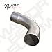 Diamond Eye Performance PERFORMANCE DIESEL EXHAUST PART-3.5in. 409 STAINLESS STE