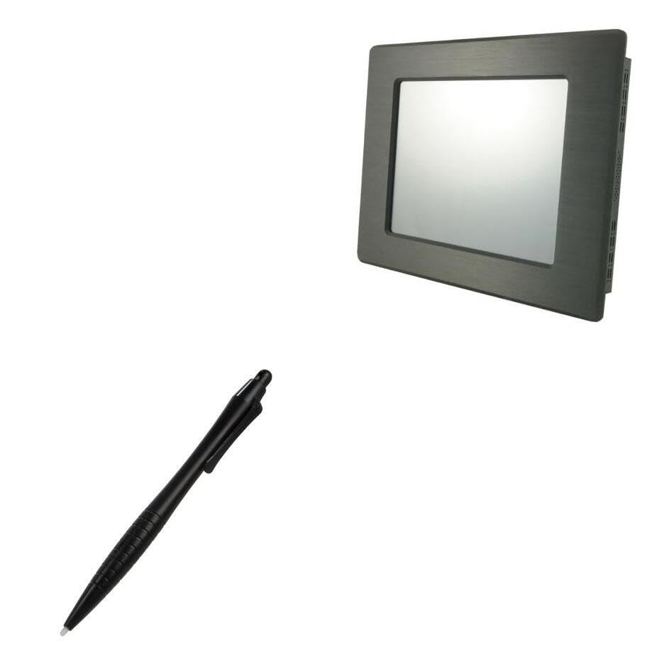 BoxWave Stylus Pen Compatible with SuperLogics SL-PPC-12A-LL6412G-S19 - DirectTip Resistive Stylus, DirectTip Resistive Stylus - Jet Black