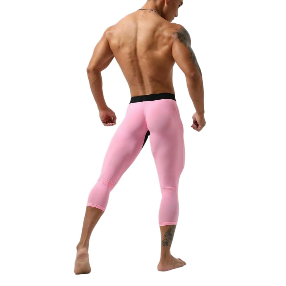 JCVBN rajstopy do biegania męskie trening fitness trening kompresja spodnie na siłownię długie spodnie legginsy joggingi sporty szybkoschnące
