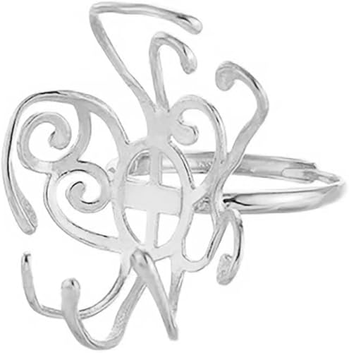 Base de anillo de plata de ley 925 ajustable para anillo de piedras preciosas irregulares, ajuste de búsqueda en blanco, fabricación de joyas hechas