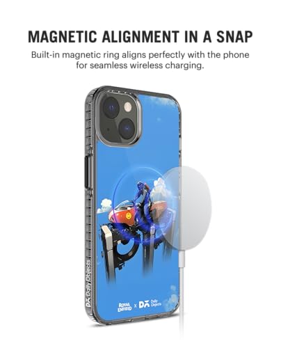 Image of DailyObjects Sky Rover Stride 2.0 Magnetic Case Cover Compatible with iPhone 15 | Wireless Charging Slim Back Cover | 2 Layer Edge Protection & Shockproof