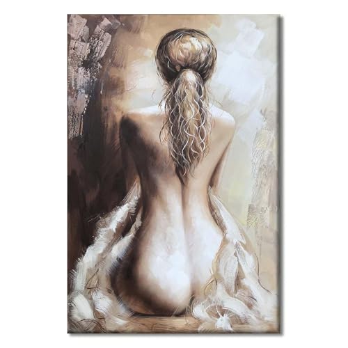 Peinture de dos de lady XBTYKPB pour habiller un mur vide sans effort d'encadrement