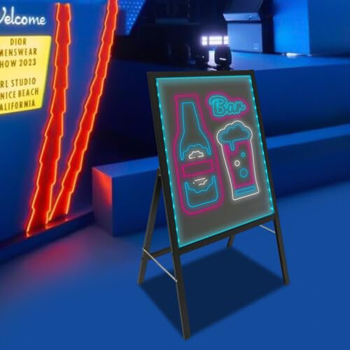 Pizarra LED para noticias con pantalla LED para menús, para hogares, bodas, restaurantes, hoteles, tiendas, centros comerciales, supermercados, clubes, etc