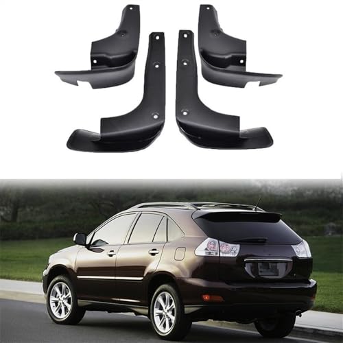 Guardabarros para coche que evitan salpicaduras en Lexus RX350 2004-2009 6