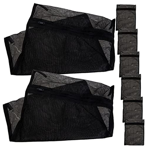 8pcs Black Laundry Bag Mesh Laundry Bags Laundry Room Supplies Laundry Mesh Wash Bags Bag Bra Bags for Laundry Laudry Washing Bag Polyester Garment Bag Clothes Travel