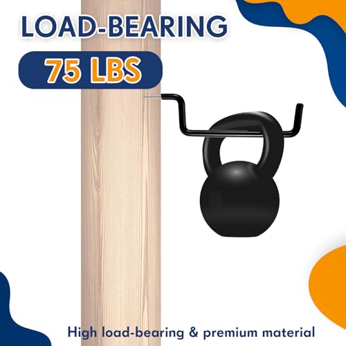 image for Gisafai 10 Pcs Ladder Bike Garage Hooks Screw in Storage Hanger Wall M