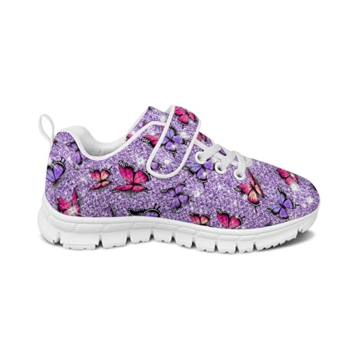 Girls Cartoon Animal Sneakers Sports Tennis Shoes Little Kid Lightweight Breathable Mesh Sneakers with Adjustable Strap2
