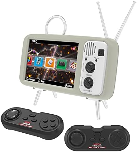 E-MODS GAMING Retro Handheld Video games Console with 5000 Video games 4” LCD TV Video Video games Participant – 10 Emulators Digital Gaming System Help 2 Gamers & TV Output & Clock, Reward for Children Adults (Gray) E-MODS GAMING Retro Handheld Video games Console with 5000 Video games 4” LCD TV Video Video games Participant – 10 Emulators Digital Gaming System Help 2 Gamers & TV Output & Clock, Reward for Children Adults (Gray)