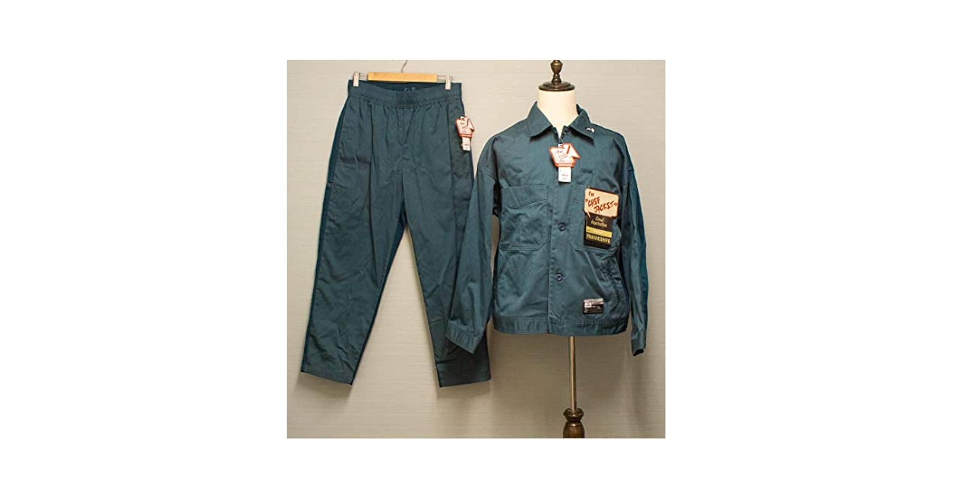GU×ミハラヤスヒロ　セットアップ　グレージュ(グレーがかったベージュ) 61OBIpgQhkL._UF350,350_QL50_.jpg