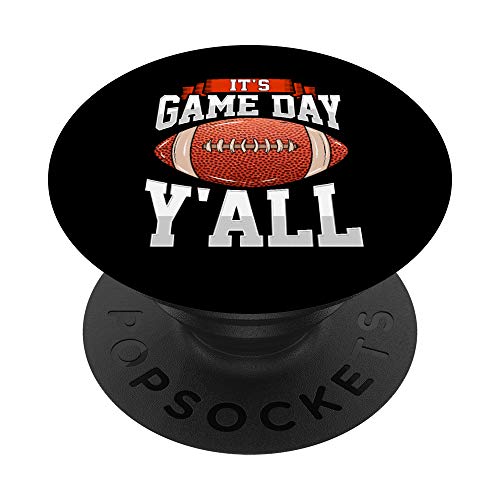 Awesome It's Gameday Y'all Football Tailgating PopSockets Agarre y Soporte para Teléfonos y Tabletas