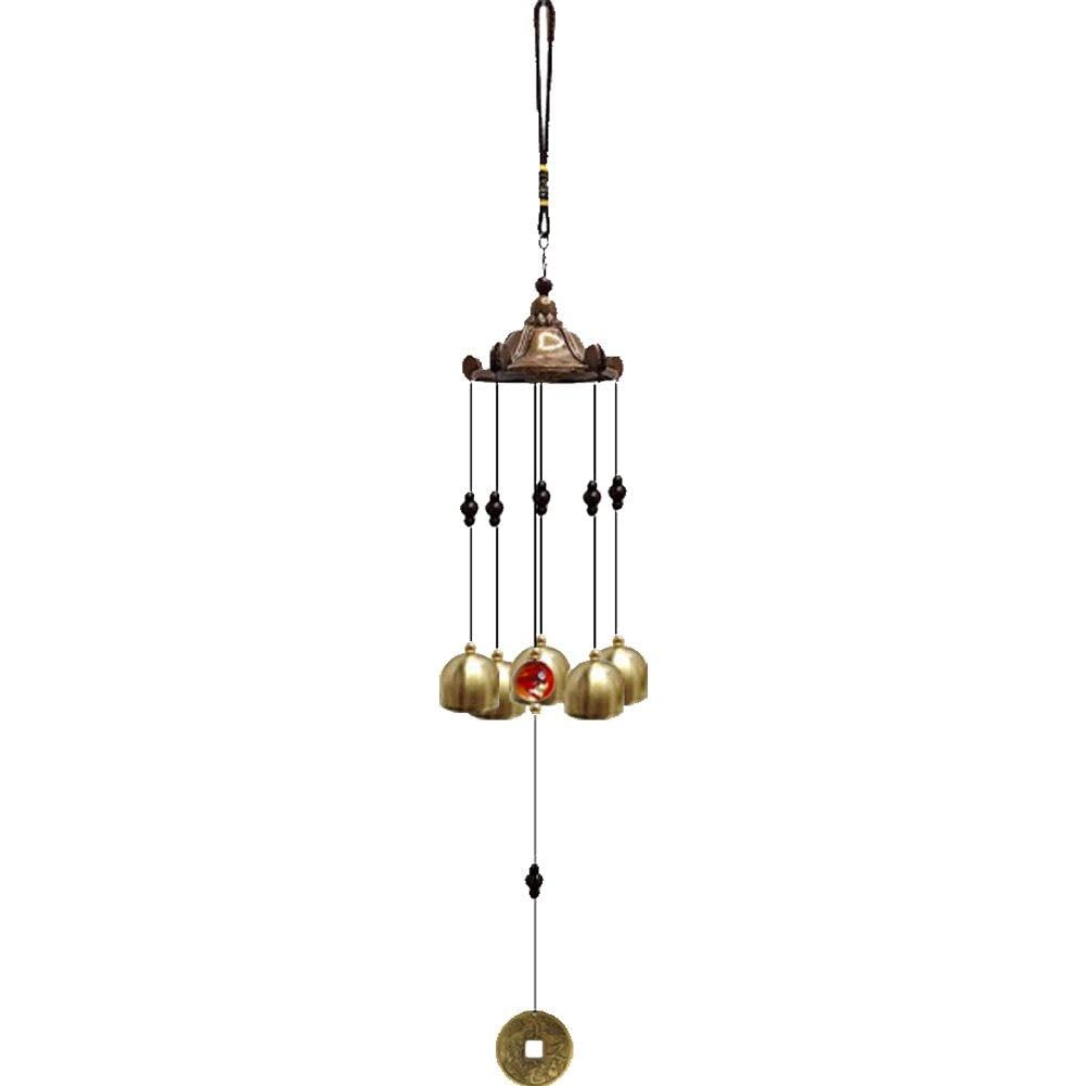 Danlai Style2 Lucky Wind Chimes Metal Garden Bells Hanging Decor Vintage Feng Shui Wind Bell For Home Outdoor Garden Patio