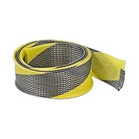 Delock Geflechtschlauch dehnbar 2 m x 50 mm schwarz-gelb