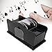 Obetuens 1, 2 Deck Black Casino Hand Crank Card shuffler Tool, for Casino Games, Low Noise Card Mixer for UNO, Blackjack, and More (Black)