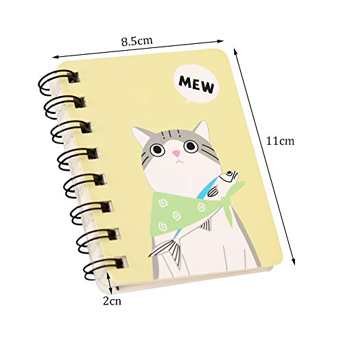 XYDZ 4 quaderni per appunti, mini blocco note