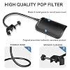 Aokeo Metal Pop Filter,Metal Mesh Layer Microphone Windscreen for Hyperx QuadCast, Blue Yeti and Other Mics,Pop Shield with Flexible 360 Gooseneck Clip Stabilization Arm