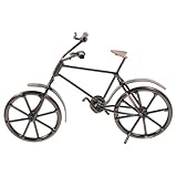 Excellence artisanale : chaque vélo miniature est fabriqué à la main en fer, ce qui garantit une pièce unique et décorative, une sculpture de vélo en métal, un ornement de table en forme de vélo