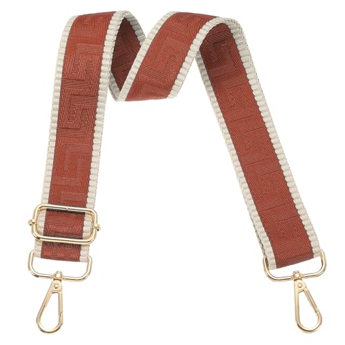 PATIKIL Pasek do torebki, regulowany pasek do torby crossbody, szeroki pasek na ramię, uniwersalny, zapasowy pasek do torebki damskiej, płóciennych torebek, plecaka, brązowy