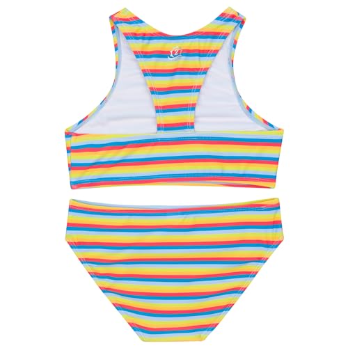 Image of SwimZip Girls' Halter Top and Bikini Bottom 2 Piece Set UPF 50+ Sun Protection