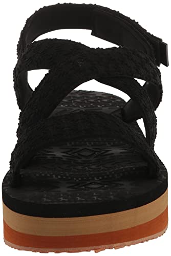 Muk Luks Women's Lofty Goals Sandal, Black, 10 #TOP1