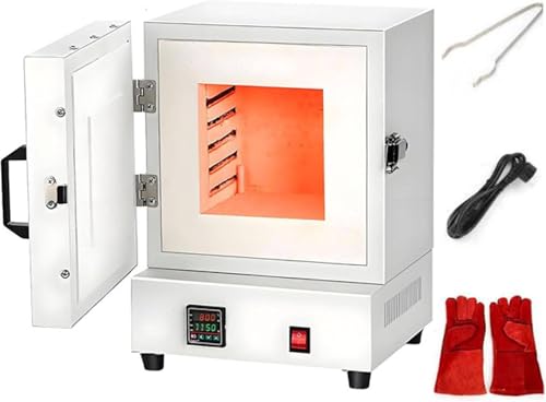 2000W Electric Muffle Furnace Kiln, 1150℃ Temperature Control Oven for Metal Melting, Heat Treatment, Lab Industrial Heating & CEIC Sintering Equipment