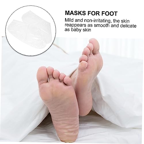 FRCOLOR 4 Pares Footsticker Máscara De Pé Máscaras De Esfoliação Para Pés Máscaras Esfoliantes Másca