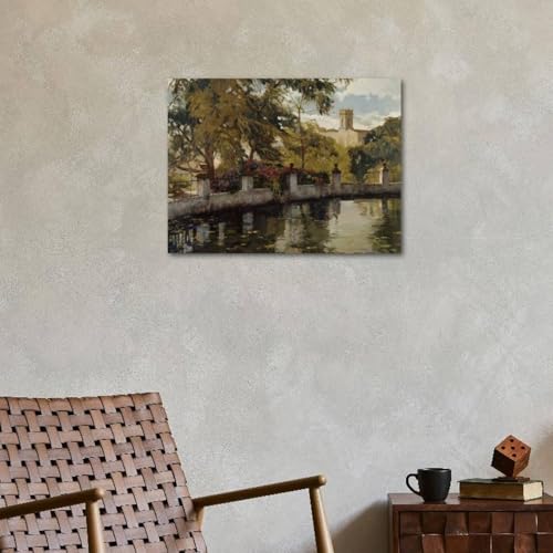 ART.COM Wall Art Print Reflejos en el Estanque by Poch Romeu, 32" x 24" by ART.COM - Used condition - Image 3