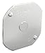 Flat Gasketed 4 Inch Octagon Stainless Steel Cover With 1/2 Inch Center Conduit Knock Out-1 per case