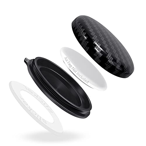 EFEALL Airtag Halterung Hülle, wasserdichte AirTag Schlüsselanhänger Hülle mit Schlaufe, Kratzfester und Stoßfester Air Tag Halter, Schützendes Zubehör für Haustiere, Tasche, Schlüssel (ohne Airtag) Cover