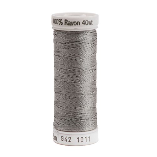 Hilo de Rayón Sulky 40wt, 250 yardas, Gris Acero miniatura 1
