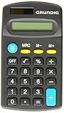 8-stellige LCD-Anzeige. GRUNDIG cal46667 Solar/Batterie 8-stellige LCD-Taschenrechner