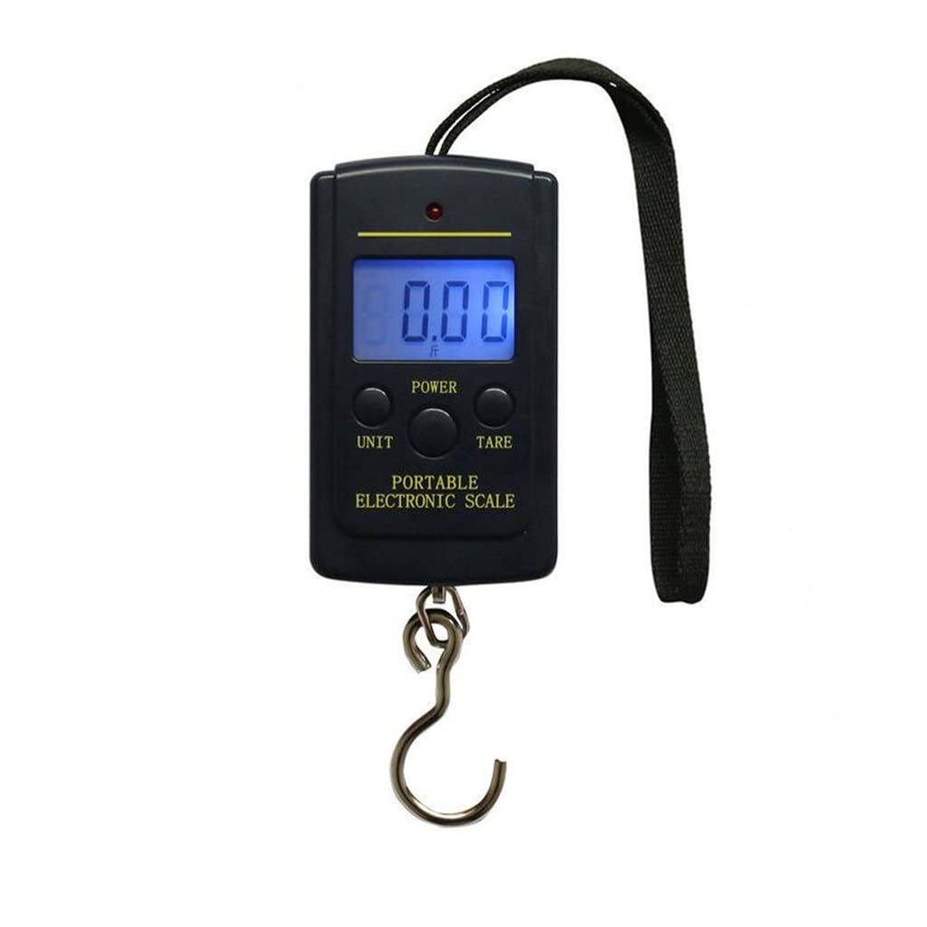 40kg Digital Scale LED Mini Weight Scales Portable Kitchen 40kg/10g Electronic Balance Hanging Fishing Pocket Hook
