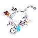 ALIENWOLF Fashion Dolphin Beads Ladies Girl Women BANGLE BRACELET Quartz Watch
