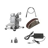 Bandschleifer DIY Elektroschleifer Polierer Tragbare Maschine Schleifen Bandschleifer Maschine Kantenschärfer Maschine Bandschleifer(Set 4)