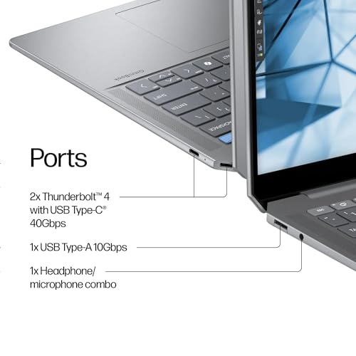 Image of HP 2024 OmniBook Ultra 14 inch 2.2K IPS Touchscreen Laptop 12-Core AMD Ryzen AI 9 HX 375 APU AMD Radeon Graphics 32GB LPDDR5 4TB SSD USB-C w /DP WiFi AX BT Webcam Backlit KB Fingerprint Windows 11 Pro