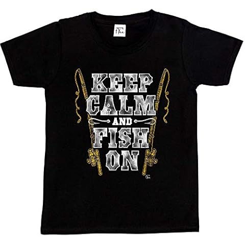 1Tee Keep Calm and Fish On T-Shirt Cover