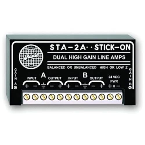 RDL STA-2A Dual High Gain Line Amplifiers