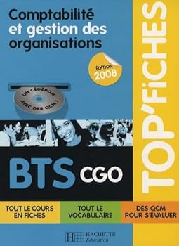 Paperback Comptabilité et gestion des organisations BTS CGO (1Cédérom) Book