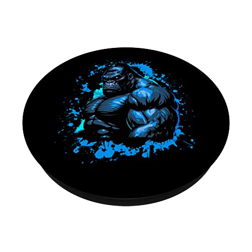 Gorilla Workout | Muscles Animal Beast Muscles Muscles Muscles PopSockets PopGrip Interchangeable – vue 2