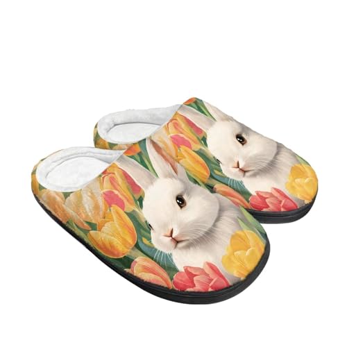 Veniyate House Slippers for Women Size 5.5-12 Anti-slip Winter Warm Sandals2