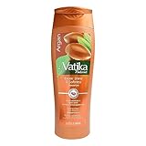 Dabur Vatika Naturals Shampoo for Women - Nourishing, Strengthening & Moisturizing Cleanser for All Hair Types including Curly & Damaged Hair (400ml Bottle Argan)
