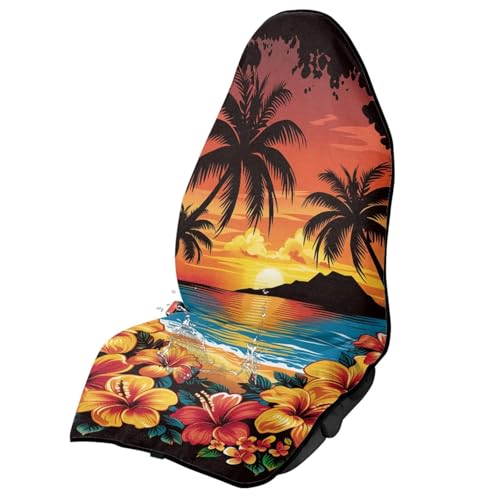 Image of Daisy Car Seat Towel Cover Front Car Seat Covers Universal Front Seat Cover Waterproof Soft Auto Seat Covers Anti-Slip Universal Fit for Auto Truck Van SUV