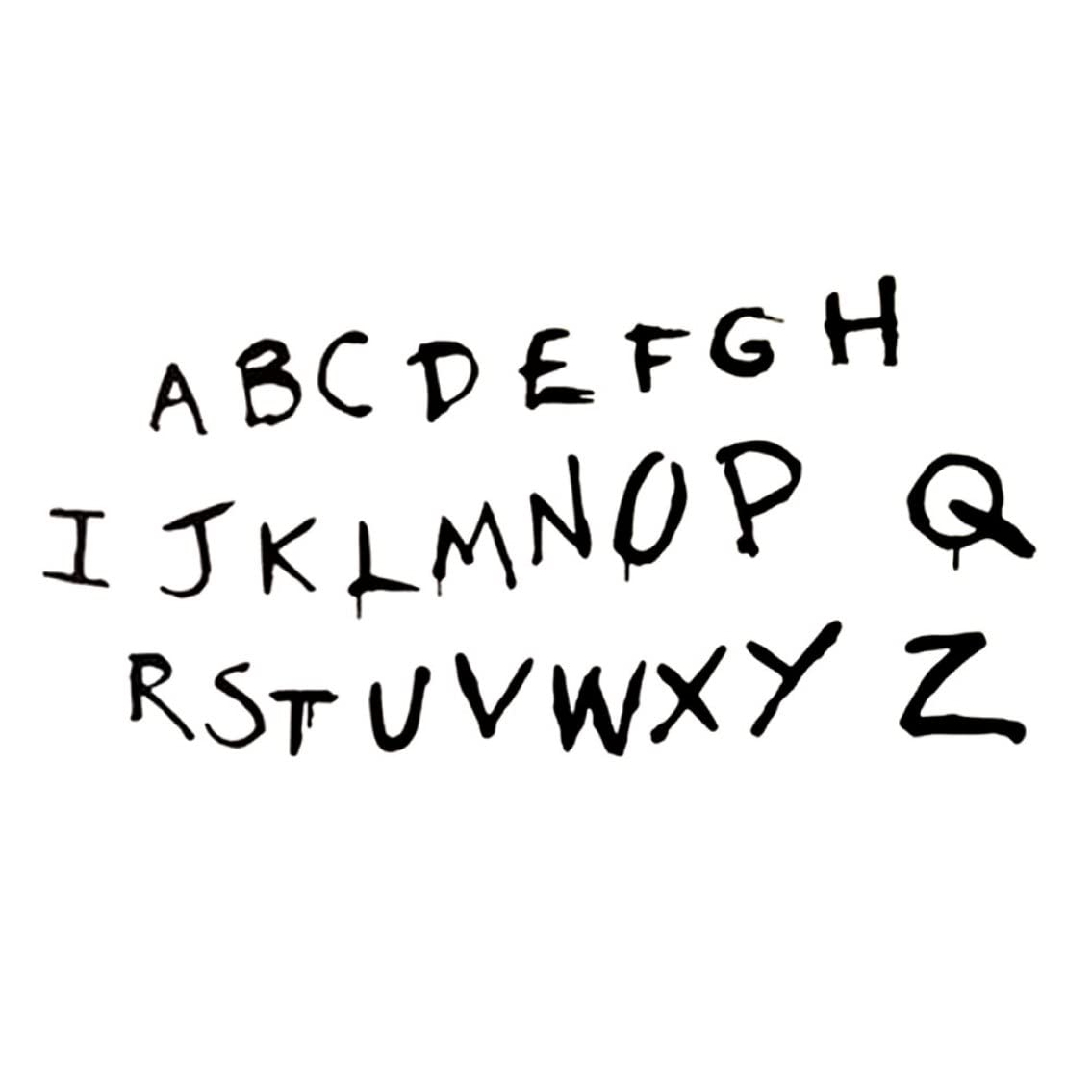 Autocollants muraux lettres alphabet finition soignee decor de salle elegant