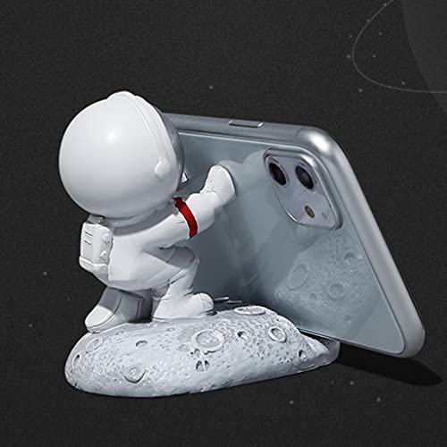 Support d'astronaute en résine pour téléphone portable, cadeau déco original