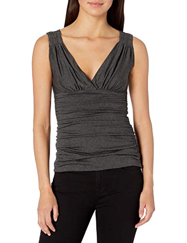 Norma Kamali Women's Tara Top, Dark Grey, XS