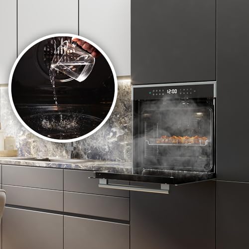 Cecotec Horno Integrable Pirolítico 60cm Bolero Hexa P506000 Edge A+. 3400W, 81L de Capacidad, 11 Funciones con Airfryer Master, Pizza Master, 3D Cooking, Steam Base X2, Pirólisis - imagen 9